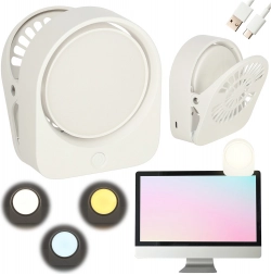 Bežična kopčasta noćna lampica za čitanje – bijela