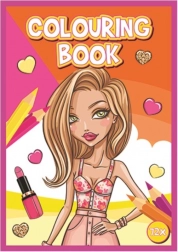 Knjiga bojanki moda A4, 72 stranica