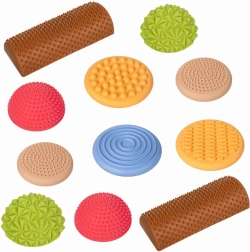 Pastelna senzorička balansna staza – 11 elemenata