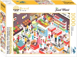Puzzle BRAIN TREE Food Mart – samoposluga, 1000 dijelova