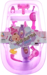 Plastična kadica za lutke s dodacima (39 × 24,5 × 8 cm)