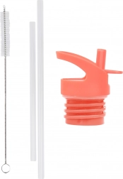 A Little Lovely Company set čepa, četkice i slamke za inox bocu 350 ml – Zabava