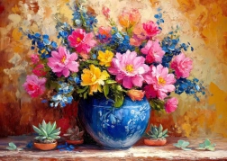 Uživajte u slagalici Rumeni kutak 1000 dijelova