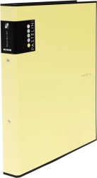 Registrator A4 PASTELINI žuti, 2-prstenasti laminirani