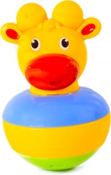 Neklopiva žirafa igračka s zvončićem (roly‑poly)