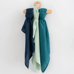 šarene pamučne pelene New Baby 70 × 80 cm, 3 kom za dječake