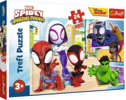 Maxi puzzle 24 dijelova Marvel Spidey i njegovi nevjerojatni prijatelji Trefl