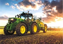 Dijamantno slikanje Traktor John Deere na polju 30x40cm