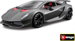 Model auta Bburago Lamborghini Sesto Elemento 1:24 siva