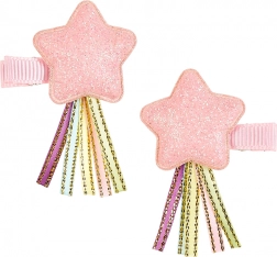 Ukopčane špange za kosu s ružičastom zvijezdom za djecu