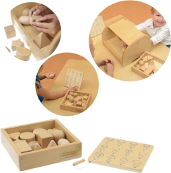 Pogađaj dodirom Otkrivaj oblike 12 dijelova Masterkidz