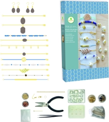 Izrada cementnog nakita i narukvica sa zlatnom folijom