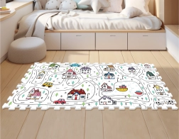 Pjenasti grad puzzle za djecu