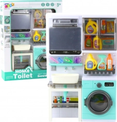 Dječja kupaonica s perilicom rublja, umivaonikom te svjetlosnim i zvučnim efektima