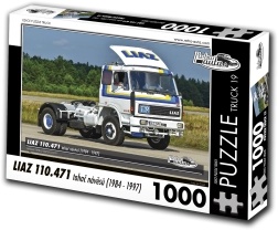 Puzzle RETRO-AUTA: LIAZ 110.471 tegljač prikolica (1984–1997), 1000 dijelova