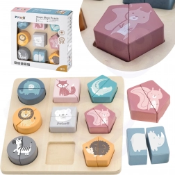 Drvena slagalica s životinjama Viga