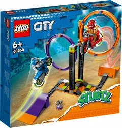LEGO® City 60360 Kaskaderski izazov s rotirajućim krugovima