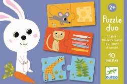 Duo puzzle DJECO: Što je danas za ručak?