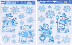 Božićni ukras za prozor 41 × 29 cm