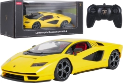 Rastar automobil Lamborghini Countach LPI 800-4 na daljinsko upravljanje, žuti, 1:16