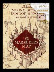 Bilježnica A5 HARRY POTTER Maraurovska karta