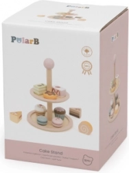 Drveni etažer s kolačićima