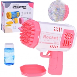 Dječji pištolj za mjehuriće sa svjetlom i tekućinom