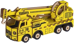 Woodcraft drvene 3D puzzle Dizalično vozilo