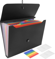 Harmonika A4 organizator za dokumente s gumicom MAALEO, 13 pretinaca