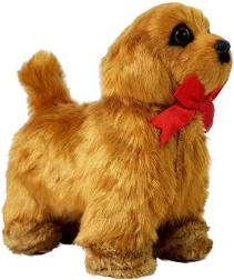 Interaktivni psić – hoda i laje, smeđi