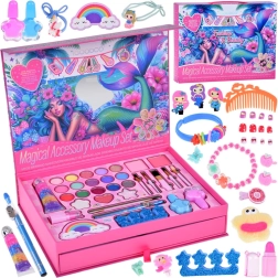 Veliki set ljepote Sirena sjenila lakovi kopče gumice za kosu