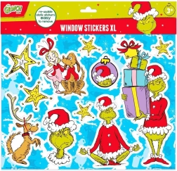 Grinch prozorske naljepnice – višekratne dekoracije