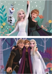 Educa drvene puzzle Frozen, 2×25 dijelova