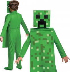 Dječji kostim Creeper iz igre Minecraft 127–136 cm (7–8 godina)
