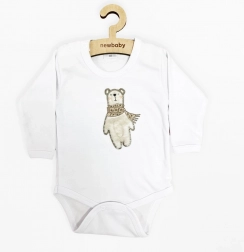 bodi za bebe s dugim rukavima New Baby Polar Bear 68
