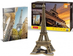 3D puzzle CUBICFUN National Geographic Eiffelov toranj 80 dijelova