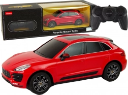 RC auto Porsche Macan Turbo 1:24 Rastar – Crvena