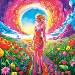 Puzzle Cvjetna staza 1023 dijelova