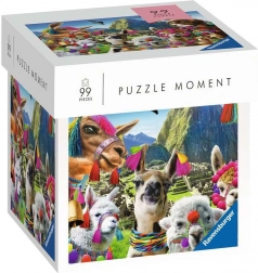 Ravensburger Puzzle Moment – lama, 99 dijelova