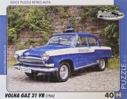 Slagalica Retro Auto Volga GAZ 21 VB 40 dijelova