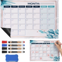 Magnetski suho-brisivi planer i kalendar za hladnjak Ruhhy 30 × 40 cm - 1 komad