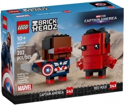 LEGO BrickHeadz Captain America i Red Hulk – figurice za slaganje