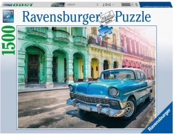 Puzzle 2D 1500 dijelova – automobili na Kubi