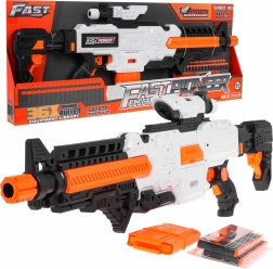 Pjenasti blaster Fast Pioneer za djecu 8+ s ciljnikom, spremnikom i 36 metaka