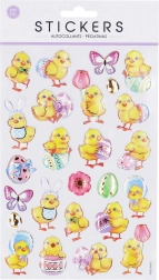 Naljepnice s uskrsnim pilićima