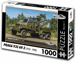 Puzzle Retro-automobili TRUCK br. 7 PRAGA V3S AV-3 1000 dijelova