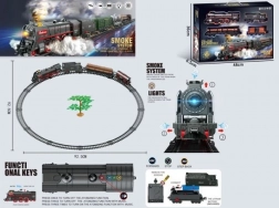 Vlak s 48 elemenata, dim, svjetlo, zvuk