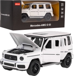 Mercedes‑AMG G 63 1:32 Rastar model car with metal body and opening parts – White