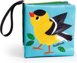 Mudpuppy Tkanasta knjiga za kolica Ptičica