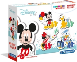Moja prva slagalica MICKEY MOUSE 4u1 (3, 6, 9, 12 dijelova) – CLEMENTONI